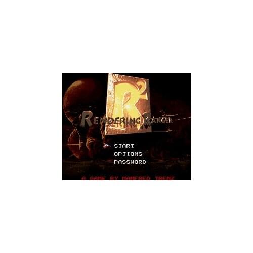 RENDRING RANGER 2 16 bit Big Gray Game Card For USA NTSC Game Player
