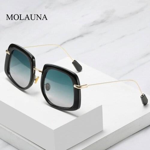 Vintage Oversize Square Sunglasses Women Luxury Brand Big Frame Women Sun Glasses Black Fashion Gradient Female Glasses Oculos