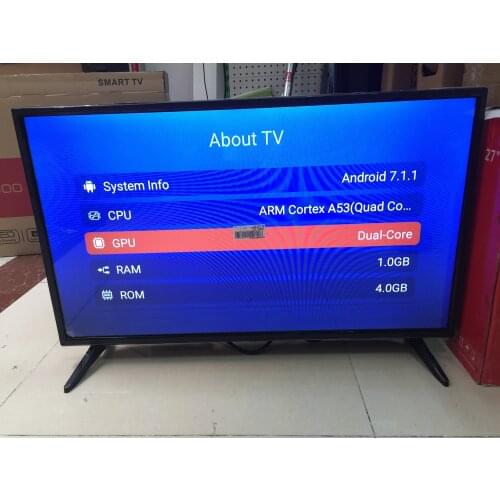 22 24 26 28 32 inch HD monitor + Wifi Smart Android 7.1.1 Ram 1GB ROM 4GB internet led television tv