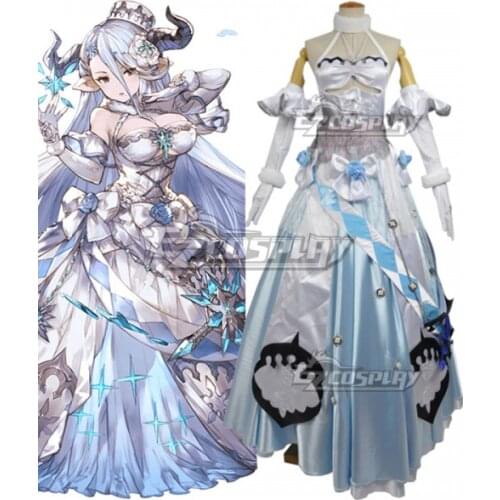 Granblue Fantasy Izmir Girls Party Dress Adult Halloween Evening Lady Dress Christmas Skirt Suit Outfit Cosplay Costume E001