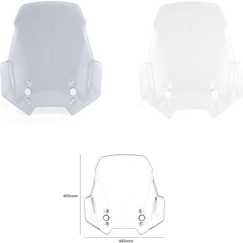 For Kawasaki Versys 1000 KLZ1000 LT 2015-2018 Versys 650 KLE 650 2015-2019 Windscreen Windshield VERSYS1000 Wind Deflectors 2017