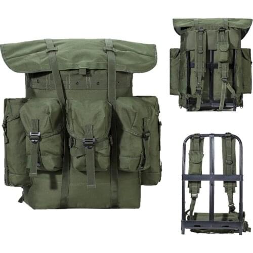 MT Military Tactical Backpacks 50L ALICE Pack Army Survival Combat Field Rucksack Backpack For Men with Metal Frame Outdoor Bag