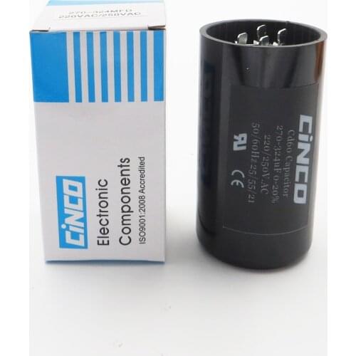 270-324MFD 220V 250V 275V CD60 Air Compressor Washing Machine Start Capacitor 270-324 mf uf Compressor 220VAC 250VAC
