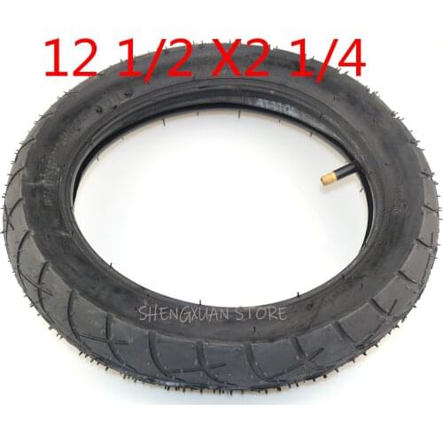 Free shopping good quality 12 1/2 X 2 1/4 ( 57-203 ) Tire and inner tyre fits Many Gas Electric Scooters and e-Bike