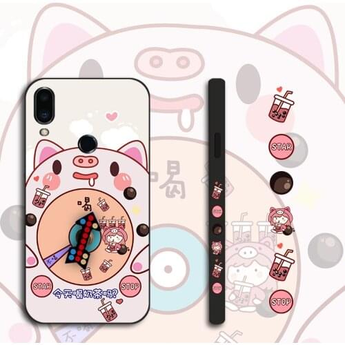 Pig Head Big Roulette Case For Meizu X8 V8 Pro Anime Pattern TPU Cover For Meizu M6 M8 M9 Note M6s
