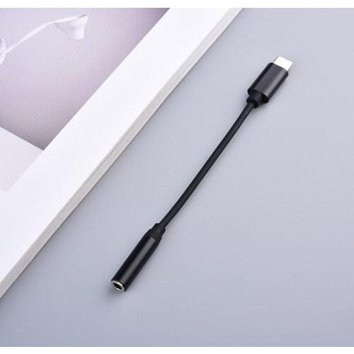 USB Type C To 3.5mm Digital Audio Cable DAC Earphone Adapter Converter For Realme 50 X50M Xiaomi 9 10 10T Pro HUAWEI P30 P40 Pro