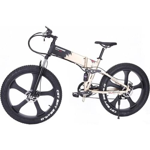 Electric Off-Road Big Power Fold Bicycle 26 Inch Tire E-Bike Mountain LCD Display