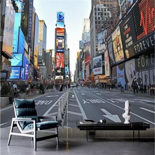 European architecture Hong Kong street decorative wall, specializing in the production of wallpaper murals custom photo wall