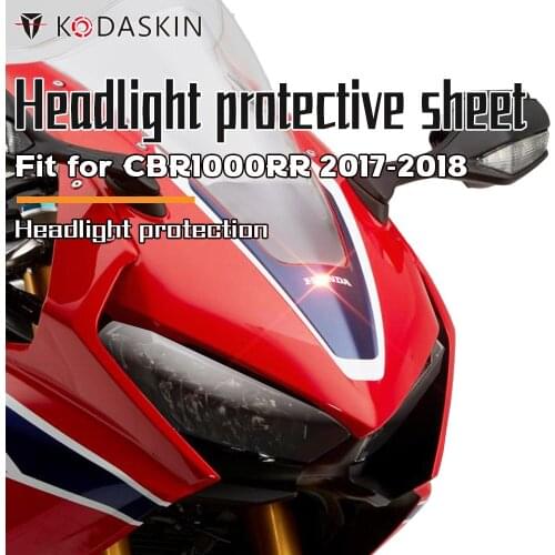 KODASKIN Motorcycle Accessories ABS Headlight Screen Protection Cover Headlight Guard Fit For HONDA CBR1000RR 2017-2018 cbr1000r
