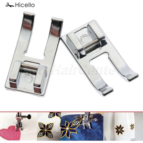 Hicello 1PC Compatible Presser Foot Snap-on Open Toe Embroidery Foot Domestic Sewing Machines accessories costura