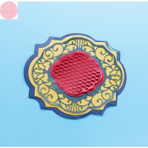 Mandala Stencil Metal Cutting Dies DIY Scrapbooking Embossing Folders for Card Making Craft Stamp and Slimline Dies 2020