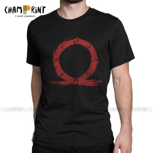 God Of War Game T-Shirt for Men Amazing 100% Cotton Tee Shirt Crew Neck Short Sleeve T Shirt New Arrival Tops