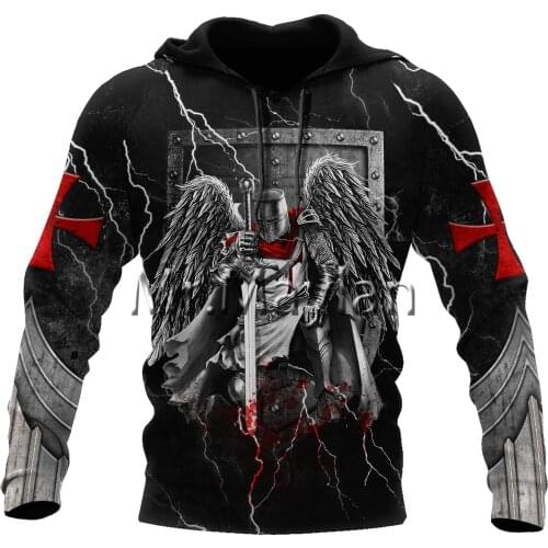 Newest Knight Templar Armor Pullover Streetwear Harajuku Funny Tracksuit 3DPrint Zipper/Hoodies/Sweatshirt/Jacket/Men/Women S668
