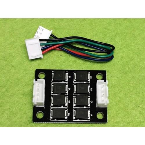 New Kit Filters Module For 3D Printer Motor Driver Grain Elimination Device For 3D Printer Parts 40*30mm Black PCB Module Cable