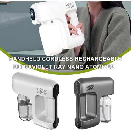 Nano Steam Gun Handheld Large Capacity USB Rechargeable Spray Nano Atomizer for Home, Office, School or Garden