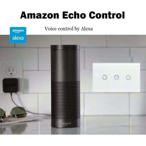 USWIFI Curtain Switch Amazon Amazona App Control Glass Panel Mobile Remote Control with Google Smart Home CollaborationAC100-240