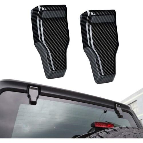 Rear Window Liftgate Glass Hinge Cover Trims for 2018 for Jeep Wrangler JL Parts