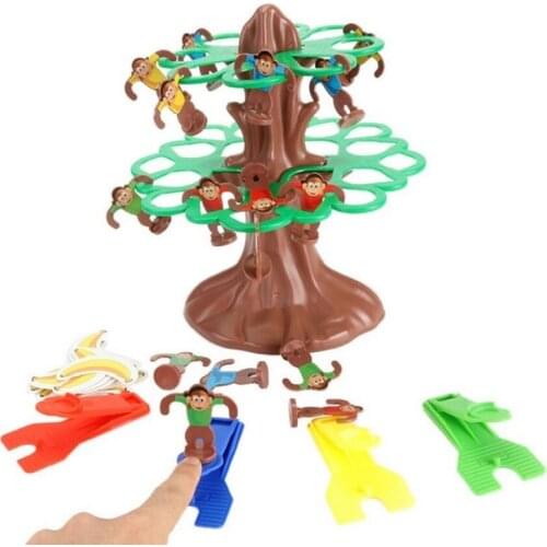 Fun Board Game Happy Jumping Monkey Flipping Monkey Family Party Game for Ages 5 and Up