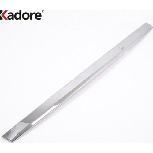 For Toyota Vios 2014 ABS Chrome Rear Back Trunk Lid Streamer Cover Tail Gate Protector Exterior Accessories Car Styling