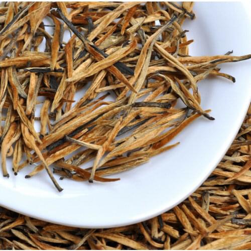 Top Grade Wild Yunnan Gold Needle Dian Hong Golden Tip China Dianhong Black Tea