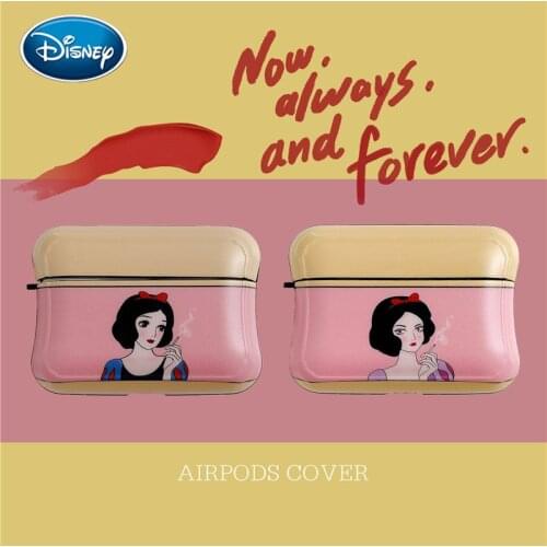 Harajuku style Snow White print small waist Apple AirPods pro wireless headset protective Case hard case girl suitable