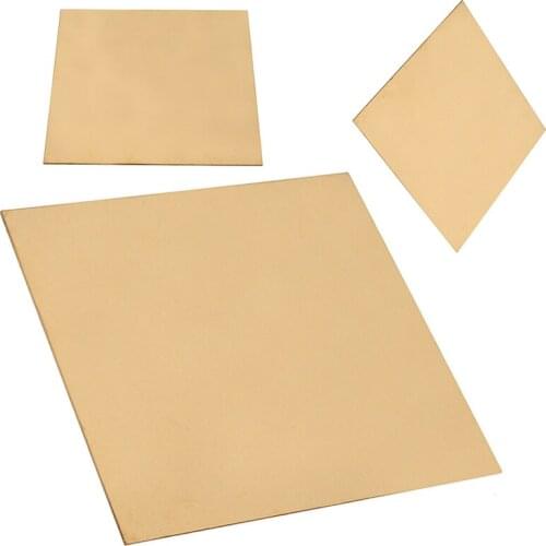 1pc Brass Sheet Plate 1mm Tablets Strip Shim Thermal Pad Thin Metal Sheet Welding Brazing Power Tool Accessories