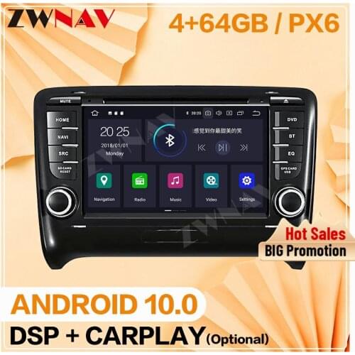 2 din 2006-2010 2011 2012 2013 2014 For Audi TT Android 10 screen player video audio Radio GPS navigation head unit auto stereo