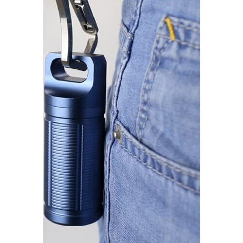 3pcs Waterproof Outdoor Titanium Pill Box Case Medicine Container