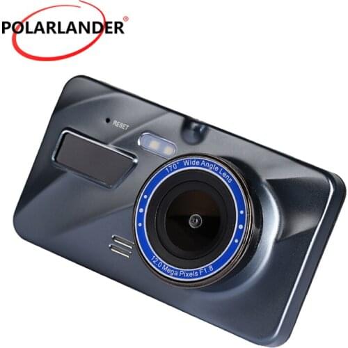 4 inch Dual Camera Video IPS Double Recording Starlight Loop Recording Night Vision HD1080P 170° Car DVR Touch Screen(Optional)