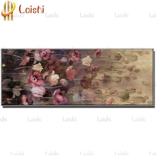 5D diamond painting Abstract doodle flowers cross stitch craft square drill full diamond embroidery mosaic cyrstal beads decor