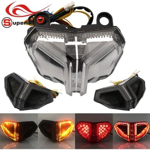 Motorcycle Accessories Integrated LED Tail Light Brake Turn Signal Blinker for Ducati 848 EVO 1098 1198 2008 2009 2010 2012 2013