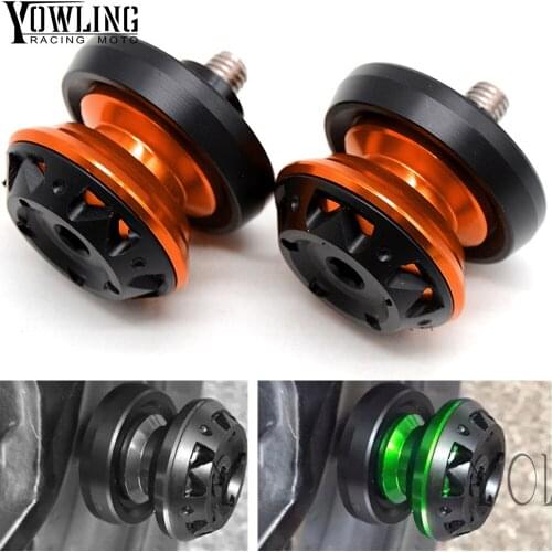 Motorcycle accessories parts for 1290 SupeR R/GT 200 RC200 Swingarm Spool Sliders 10mm swing arm Spools Sliders