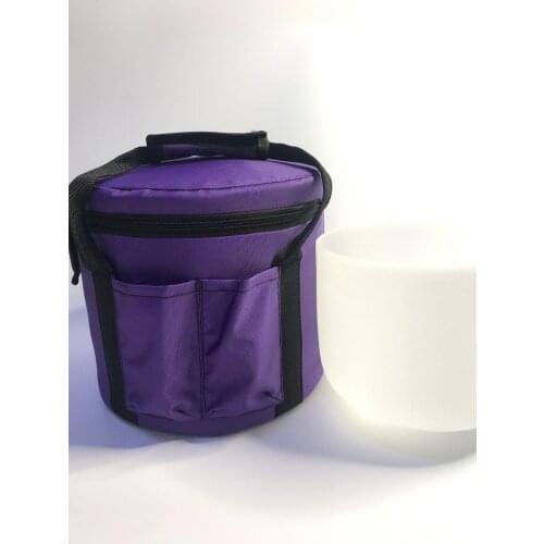 Chakra Frosted Quartz Crystal Singing Bowl 10"CDEFGAB With Free Singing Bowl Case and Mallet