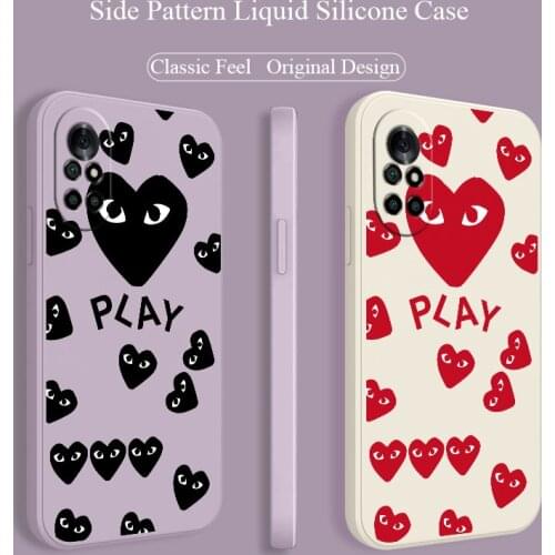Black Love Face Square Liquid Silicone Soft Case For Huawei Nova 8 7 Pro SE 6 SE 5 Pro 5Z 5I 5Ipro 5T 4 4E Shockproof Phone