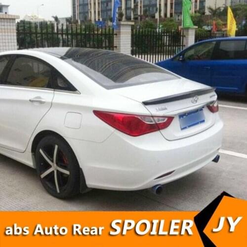 For Sonata 8 Spoiler 2011-2014 Hyundai Sonata 8 FC Spoiler ABS plastic Material Car Rear Wing Color Rear Spoiler