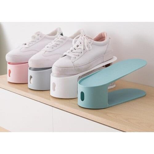 Double-layer Shoes Stand Holder Space-saving Storage Rack Shelf Home Organizer organizador de zapatos rangement chaussure