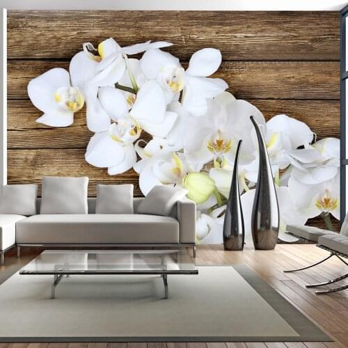 Wall mural-delicacy on wood-400x280 cm