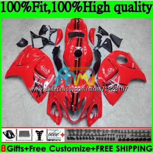 Injection For SUZUKI Hayabusa GSXR-1300 GSXR 1300 56BS.94 GSXR1300 08 09 10 Glossy red 11 12 2008 2009 2010 2011 2012 Fairing