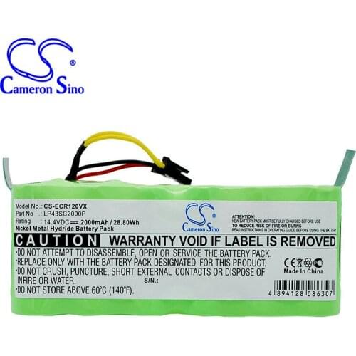 CameronSino for AMIBOT Prime Pulse Pure PURE H20 ARIETE BRICIOLA 2711 2712 2713 2717 Evolution 2.0 DIBEA KK8 X500 X580 battery