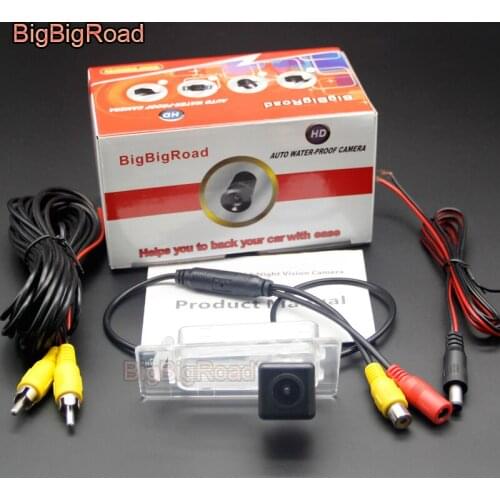 BigBigRoad Car Backup Camera For Hyundai Solaris Sedan HCR 2017 2018 2019 Night Vision Reverse Parking Camera Rear View Camera
