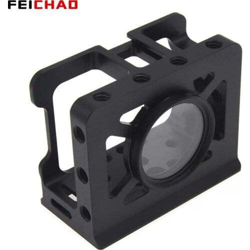 Camera Cage for Sony RX0 Protective Cover Vlog Bracket Built-in Arca Swiss to Mount Tripod with Cold Shoe 1/4" Threads