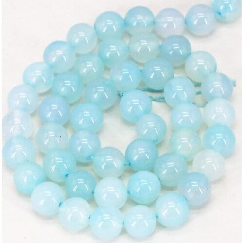 Natural Stone Agates Onyx Round Loose Beads For Jewelry Making 6 8 10 12mm Stones Blue Carnelian DIY Craft Accessory 15inch A22