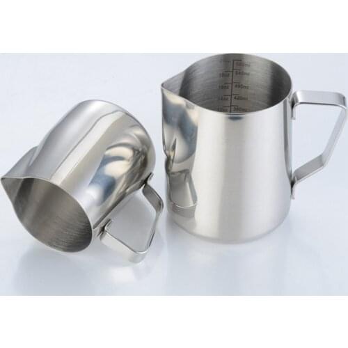 Stainless Steel Milk Frothing Pitcher Pouring Espresso Creamer Cup 12/20oz
