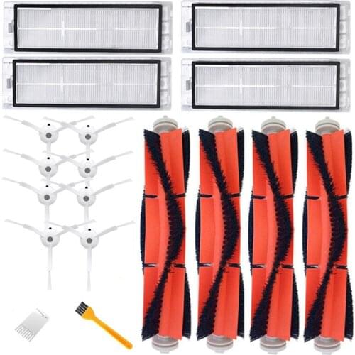 Accessories Kits for Xiaomi Roborock S50 S51 C10 S5 Roborock Robot Vacuum Parts Filter Side Brush Roll Brush Mop Cloth