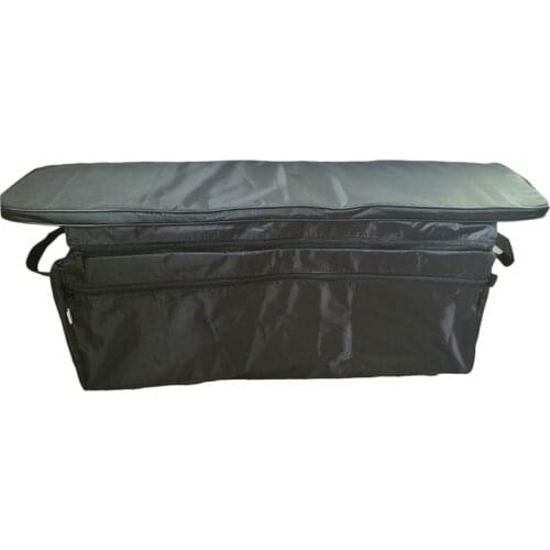 Canoe Inflatable Boat Seat Storage Bag with Padded Seat Cushion