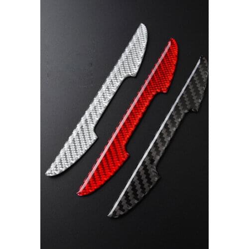 Car door anti-scratch stickers Carbon fiber edge protection strips Side door trim strips anti-scratch protection bumper stickers