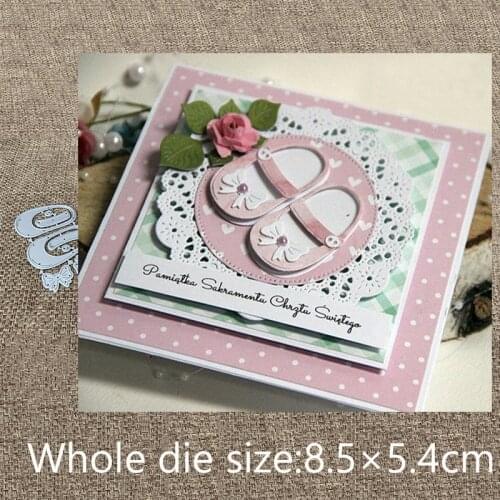 New Design Craft Metal Cutting Die cut dies baby girl bow shoes decoration scrapbook Album Paper Card Craft Embossing die cuts