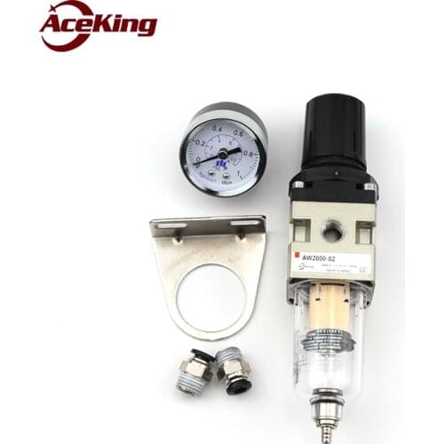 Pneumatic air compressor air pressure filter adjustment valve aw2000-02 single oil and water separation air source processor