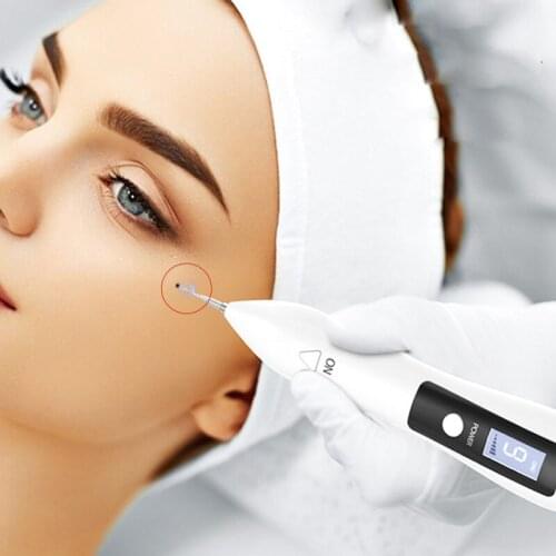 Electric Laser Plasma Pen Freckle Remover Portable LCD Mole Removal Dark Spot Remover Skin Wart Tag Tattoo Remaval Beauty Tool