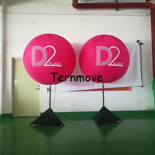 Tripod led light balloon pole standing lighted balloon,Colorful LED inflatable light stand balloon for outdoor with logo